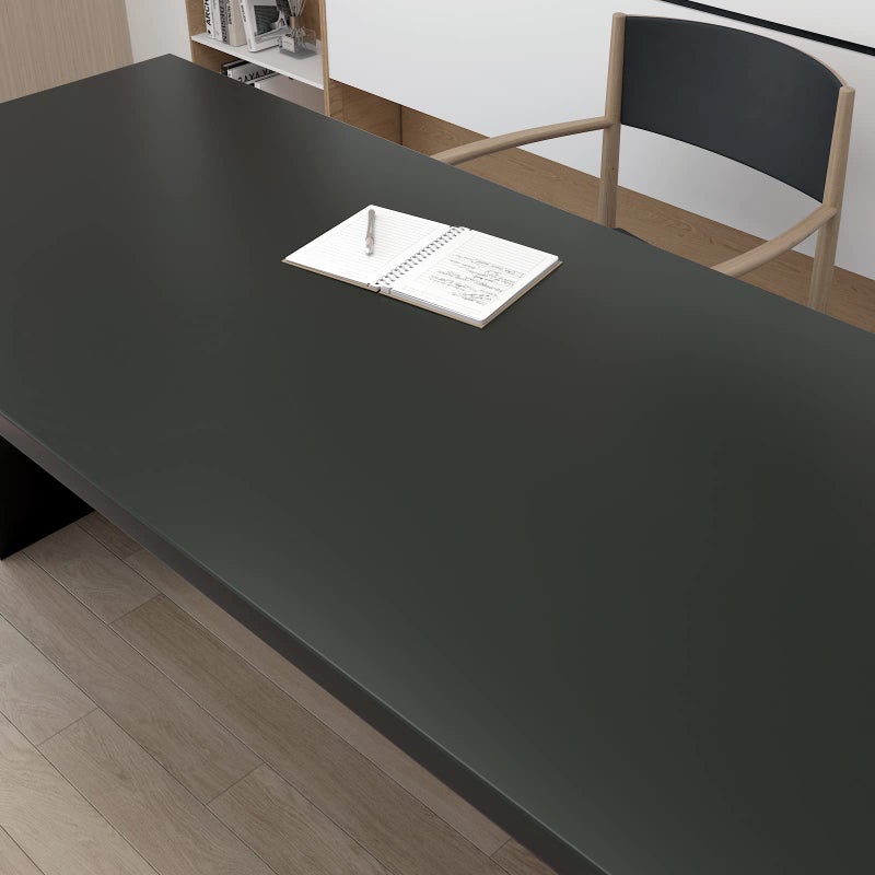 Decotalk Green Wallpaper Stick and Peel 12""x200"" Dark Green Wallpaper Green Contact Paper for Cabinets Green Wallpaper for Bedroom Removable Wallpaper Self Adhesive Solid Green Wall Paper Vinyl - Image 2